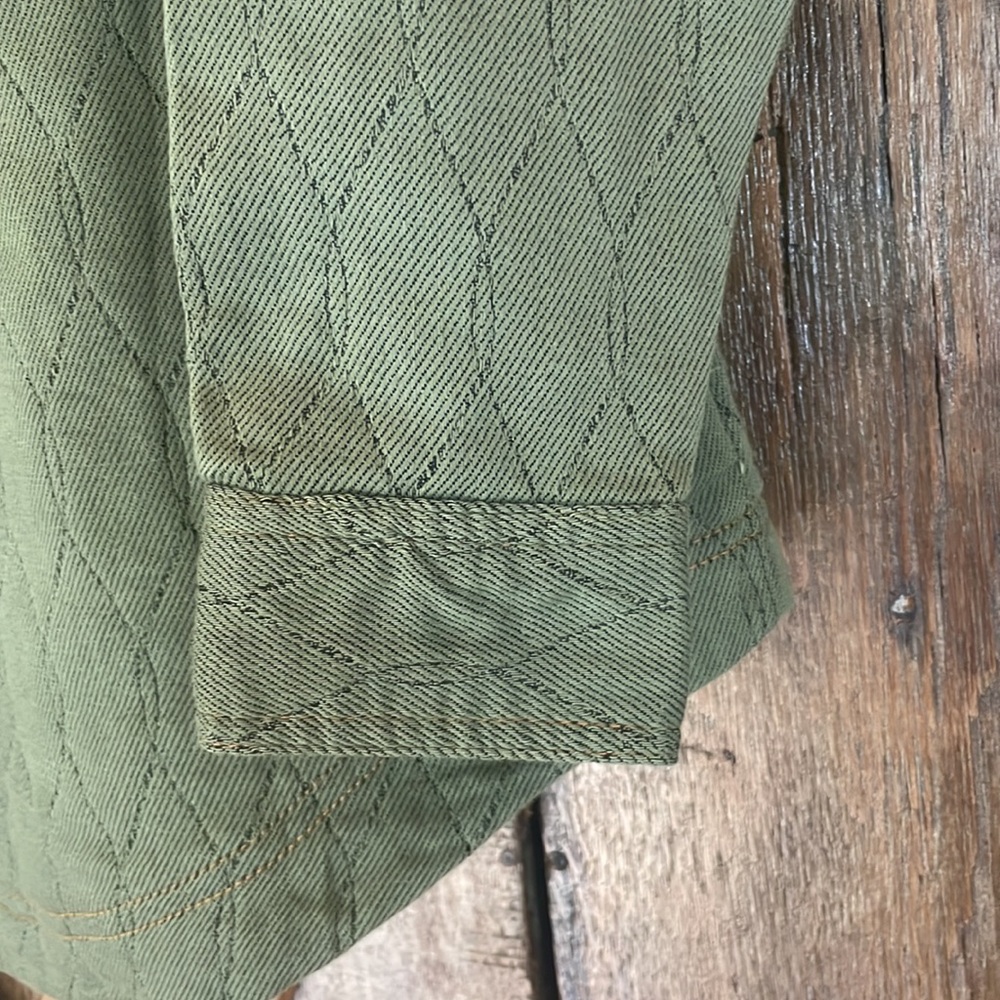 Jachs Girlfriend Size Small Woman’s Olive Green Quilted Jacket - Picture 10 of 13